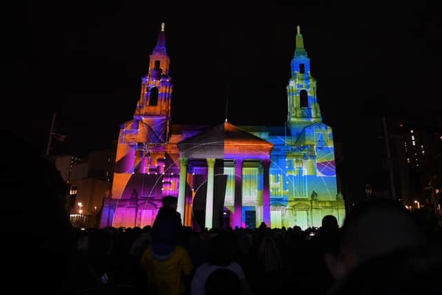  Civic Hall projection