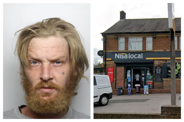 Lucas Anderton confronted the man who had just withdrawn £30 from a Nisa Local cash point on Windhill Road, Wakefield.