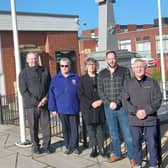 Faded lettering on the monument on Powell Street has been repainted and weeds around the site were cleared as part of the project by Castleford Civic Society.