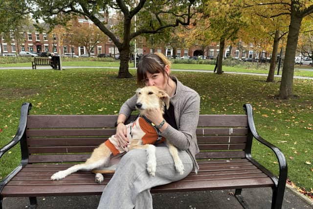 Danielle adopted her dog Stevie from the Good Life Dog Rescue in Leeds