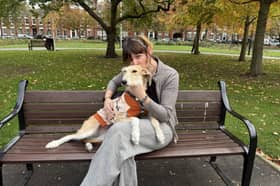 Danielle adopted her dog Stevie from the Good Life Dog Rescue in Leeds