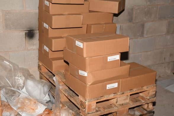 Drugs with a total street value of more than £450 million were taken in shrink-wrapped pallets of cheese to Dover
