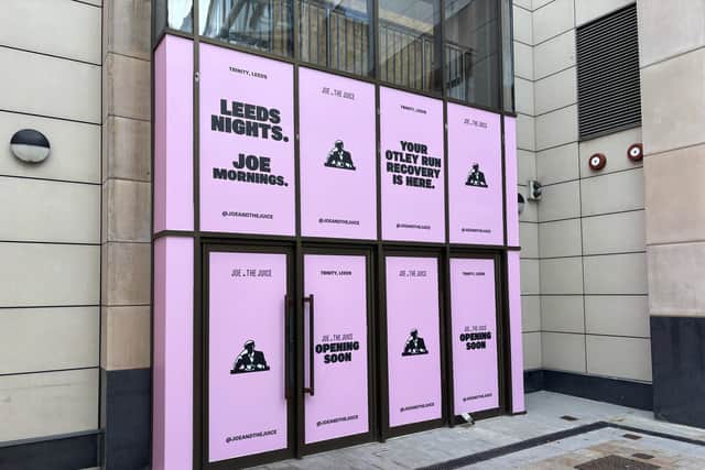 Joe & the Juice is set to open its first site in Leeds