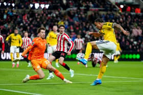 HOPE: Surrounding Leeds United winger Noah Okafor.