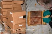 Police uncover blocks of cocaine stashed in wheels of cheese