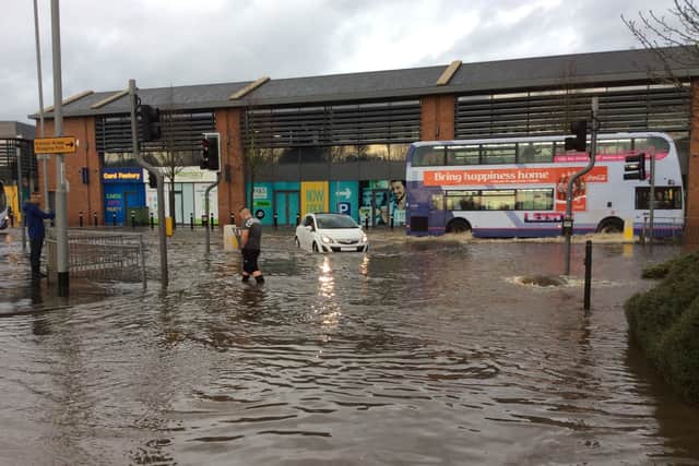 Floods of 2015 in Leeds.
