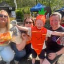 Theo Perks age 4. The event mascot