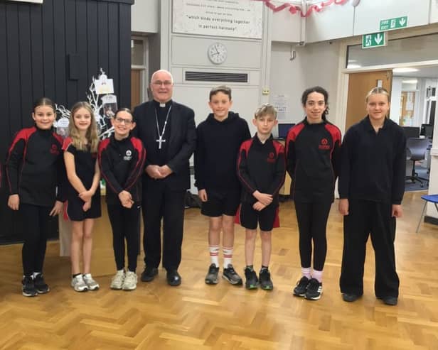 The Archbishop of York meets the school's Collective Worship Leaders.