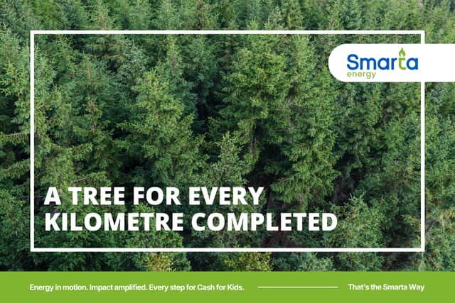 A tree for every kilometre completed 