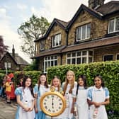 Pupils from Moorfield School and Nursery take part in the Ilkley Carnival with their Alice in Wonderland-themed float.