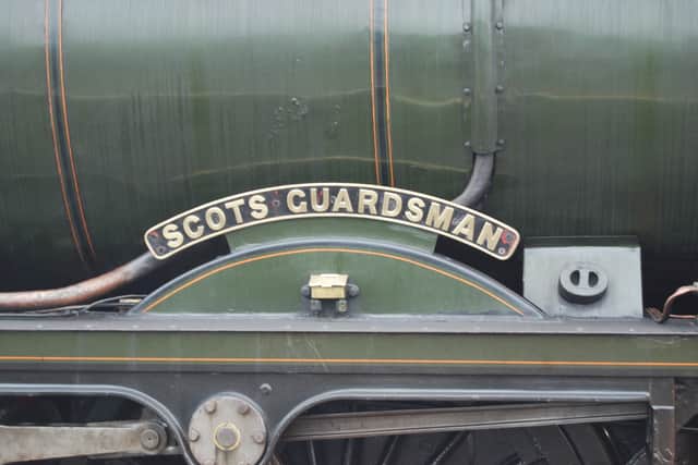 Proud name ... the green-liveried locomotive