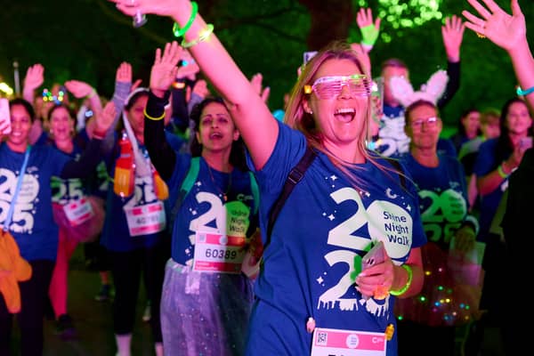 Enter Cancer Research UK’s Shine Night Walk Leeds at shinewalk.org