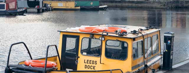 The water taxis are an iconic part of Leeds Dock.