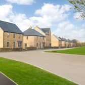 A typical street scene at a David Wilson Homes development in West Yorkshire