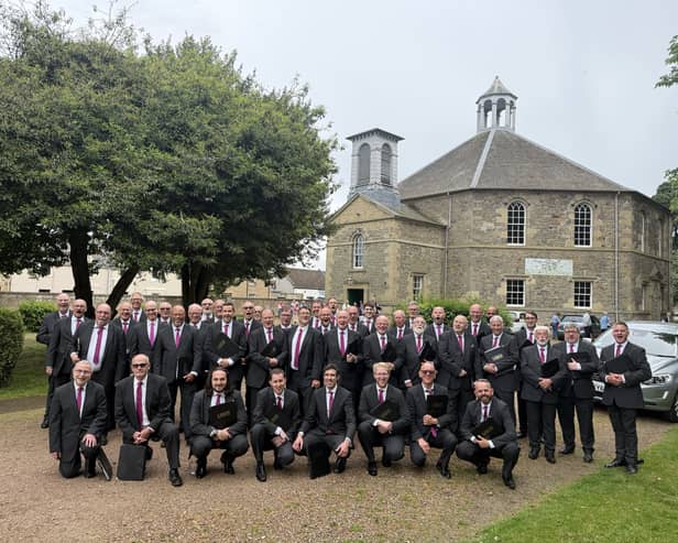 Leeds Male Voice Choir in Kelso in the Scottish Borders