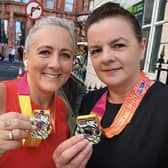 Diane (right) and her friend Lisa