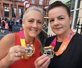 Diane (right) and her friend Lisa