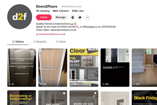 Doors 2 Floors has launched a new Tik Tok Channel.