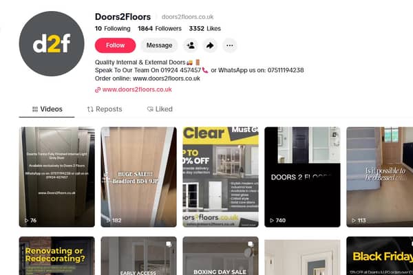 Doors 2 Floors has launched a new Tik Tok Channel.