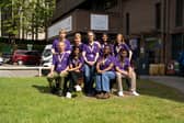 Leeds Hospitals Charity Volunteers outside Leeds Children's Hospital