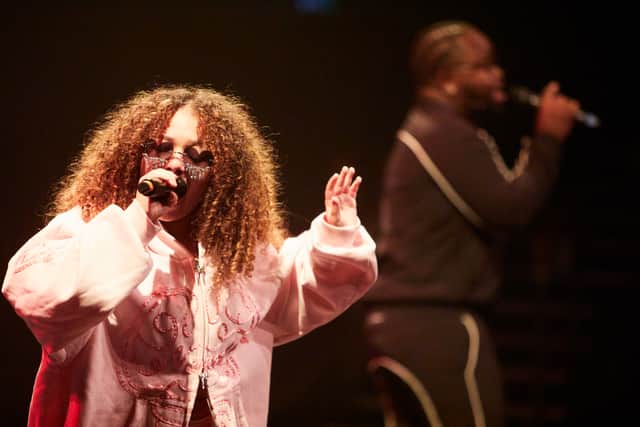 Carmen performing