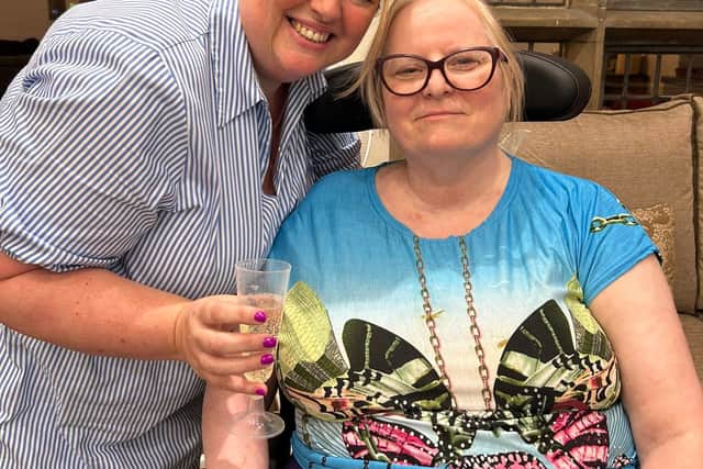Stacey celebrates 15 years long service with a resident