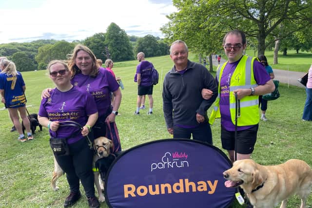 Katie Oates volunteered at the Parkrun at Roundhay Park.