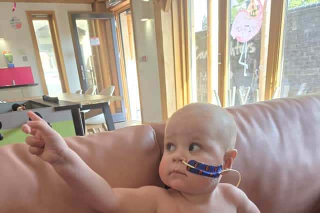Robin playing in hospital