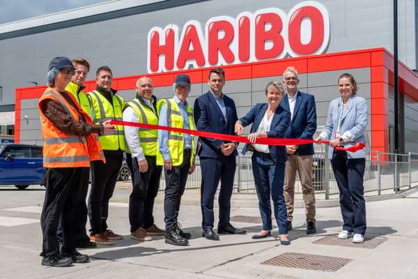 Official opening of the new Haribo warehouse in Castleford, June 12.