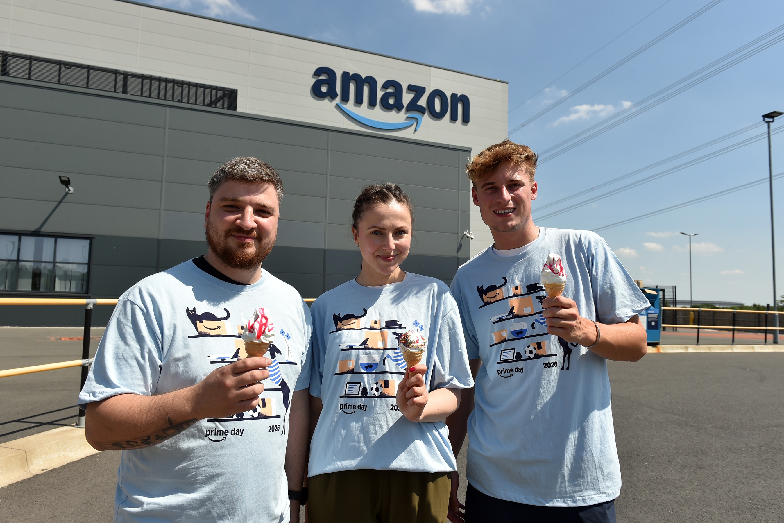 Feierlichkeiten zum Amazon Prime Day in Wakefield gestartet