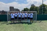 M&S’ property team at the tournament. From left to right: Toby, Brad, Craig, Russ, Tim, Marc, and Josh.