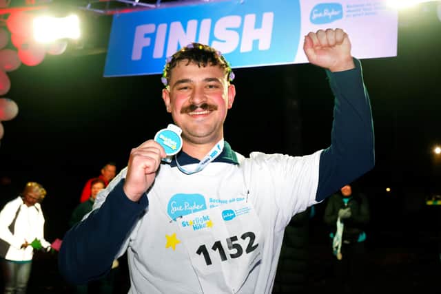 As walkers cross the finish line they will be presented with a special medal.