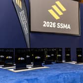 SSMA trophies on display at the cermeony.