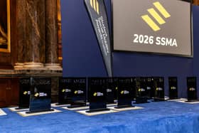 SSMA trophies on display at the cermeony.