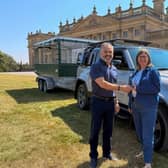 John Steele and Kath Knight Deputy CEO of Harewood House