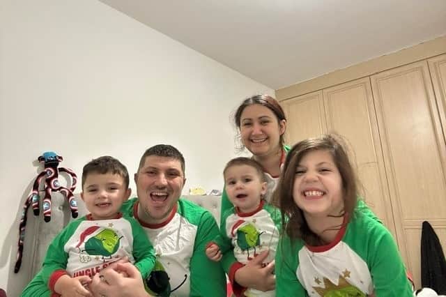 Teddy and his family
