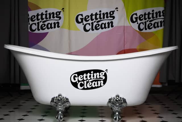 Chris will spend up to 60 hours sitting in a bathtub in city Square this weekend