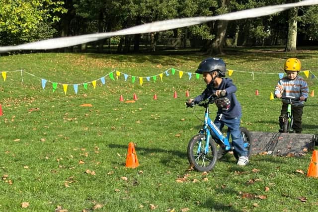 Children's bike skills with our partner Little Bikers