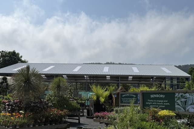 The site of the new Grass Hoppers play at Otley Garden Centre