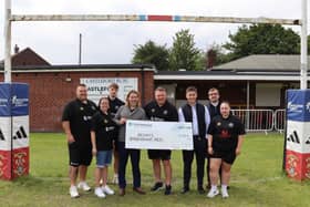 Leader of Wakefield Council, Karl Johnson, was recently on-hand with representatives from Persimmon for a cheque presentation at the club.