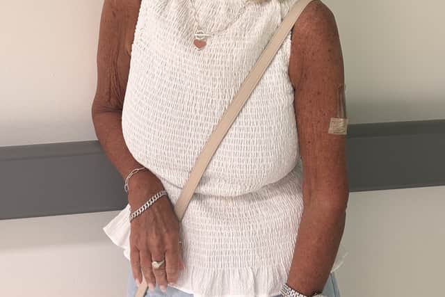 Cancer patient Pam Linley