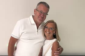 Cancer patient Pam and her husband Mark
