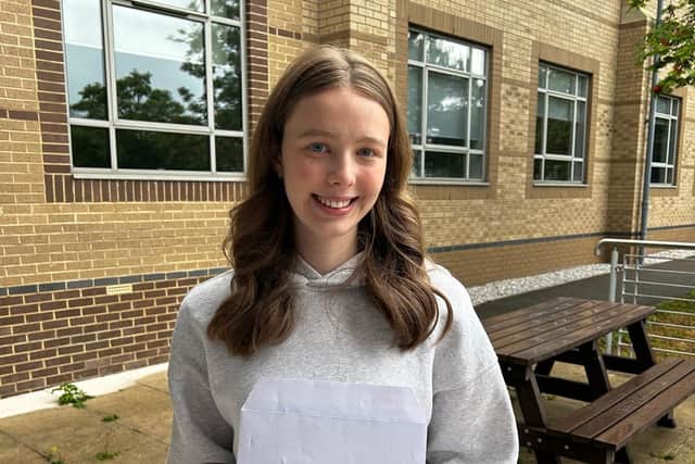 Charlotte achieved 8s and 9s in all her GCSEs