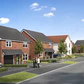 A CGI image of what homes will look like 
