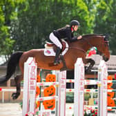 India competing in the FEI Jumping Youth Nations Cup in Busto Arsizio