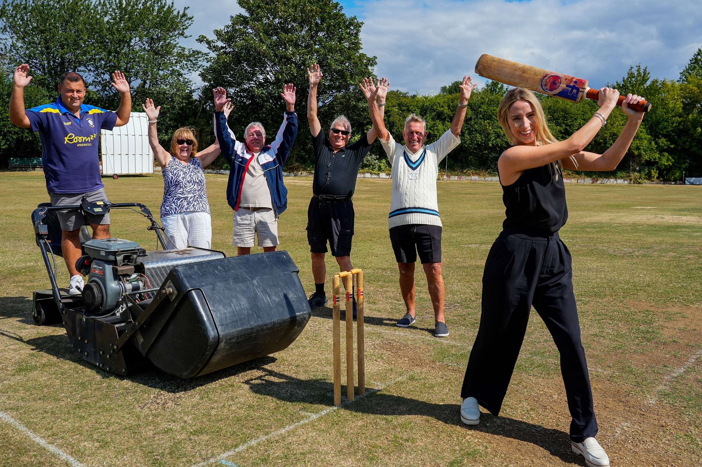 East Leeds Cricket Club reveals new Headingley Cricket Ground mower following successful fundraising campaign