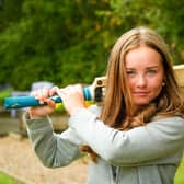 Yorkshire cricketer Lolita celebrates an impressive set of GCSE results.