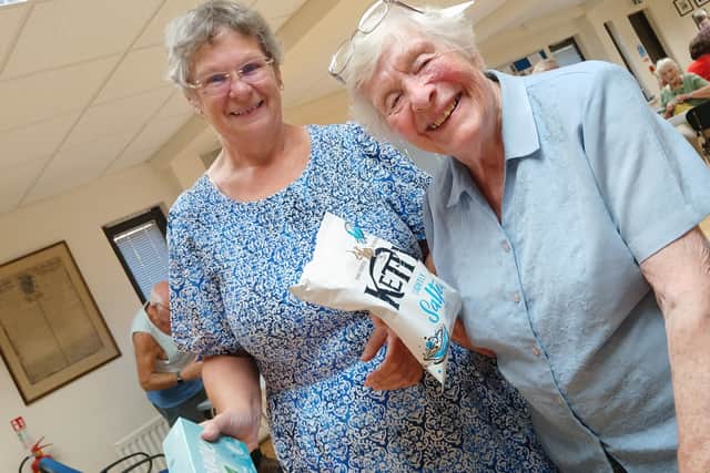 Bingo Winners Judith Ellison and Christine Bewell