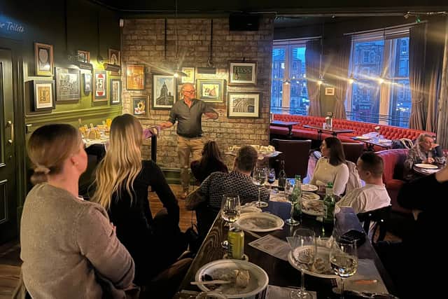 Nick Copland (Homage2Fromage) at Nibbles and Natter event