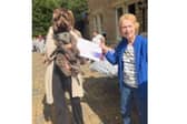 Anchor's Manor House Roundhay presents the award for the Scruffiest & Fluffiest